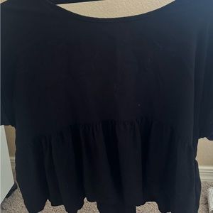 Final touch cropped black top